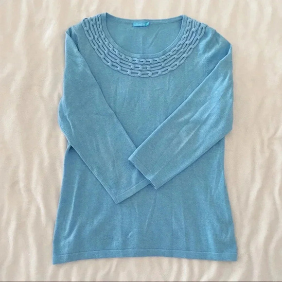 J. McLaughlin Chain Sweater - Picture 1 of 3